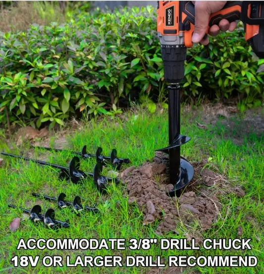 Spiral Hole Non Slip Earth Drill Planter