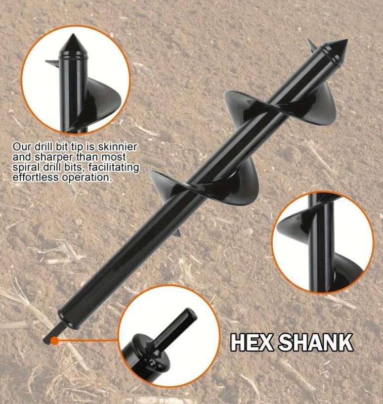 Spiral Hole Non Slip Earth Drill Planter